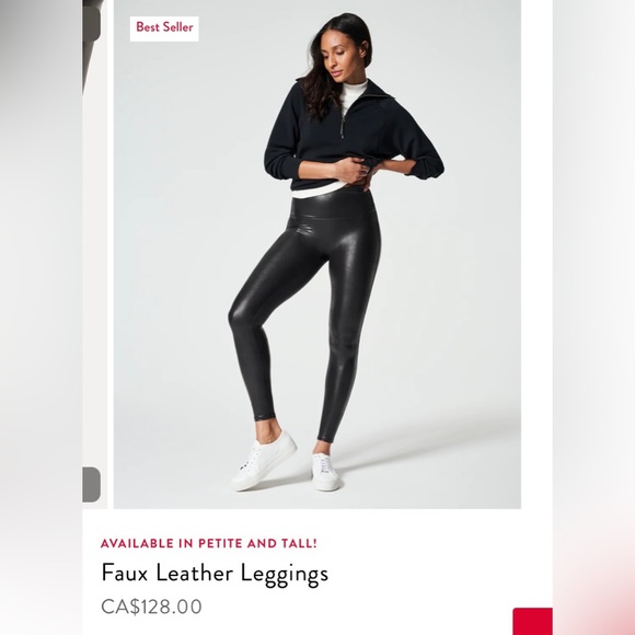 Spanx faux leather legging - Picture 2 of 7